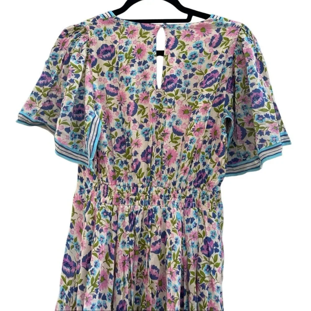 Spell & The Gypsy Women's Impala Lily Handkerchief Boho Midi Dress Size Small - Picture 11 of 13